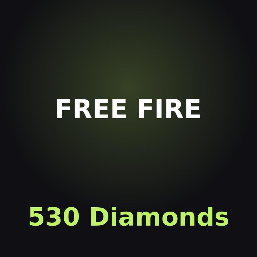 Free Fire: 530 алмазов