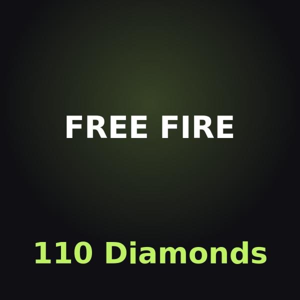 Free Fire: 110 алмазов (с бонусом)