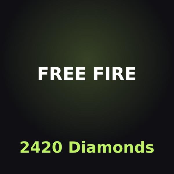 Free Fire: 2420 алмазов (с бонусом)