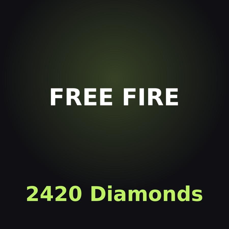 Free Fire: 2420 алмазов (с бонусом)
