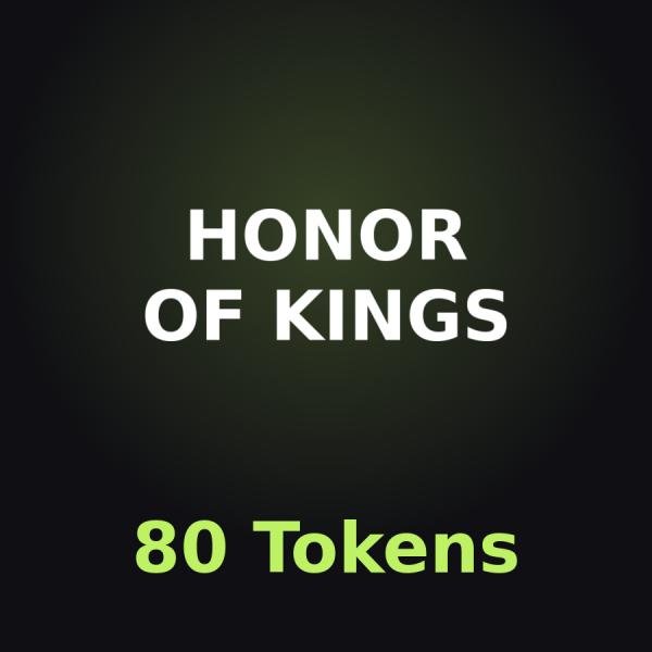 Honor of Kings: 80 жетонов