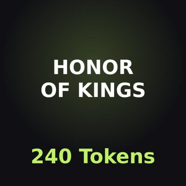 Honor of Kings: 240 жетонов