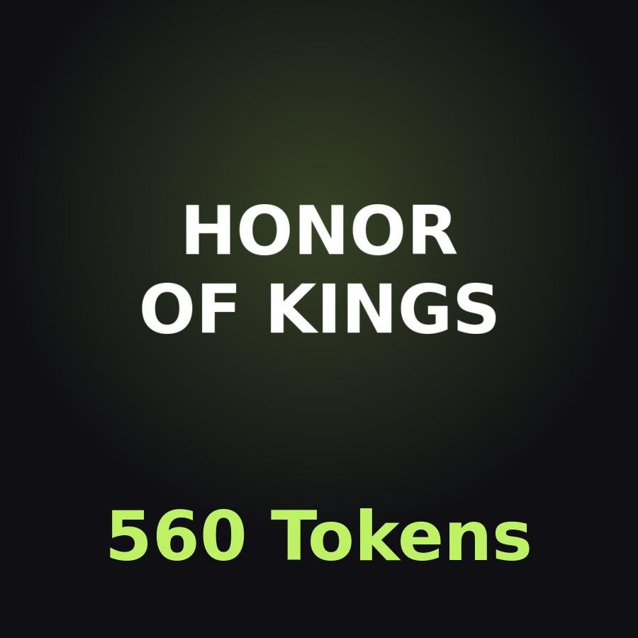 Honor of Kings: 560 жетонов
