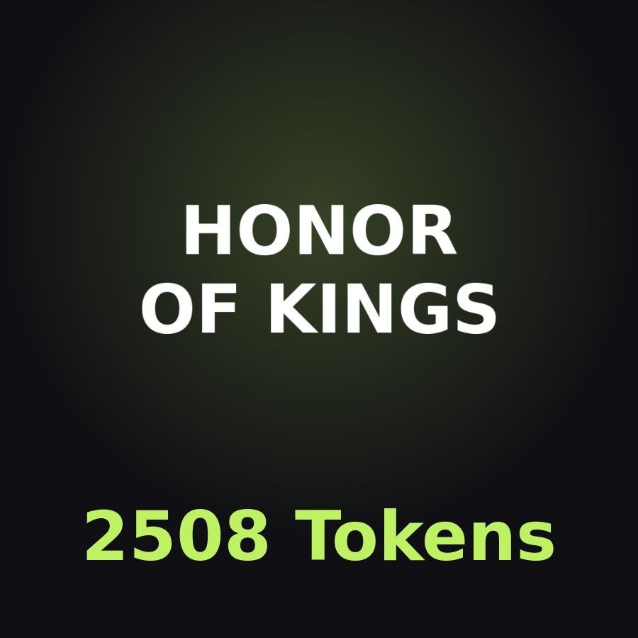 Honor of Kings: 2508 жетонов