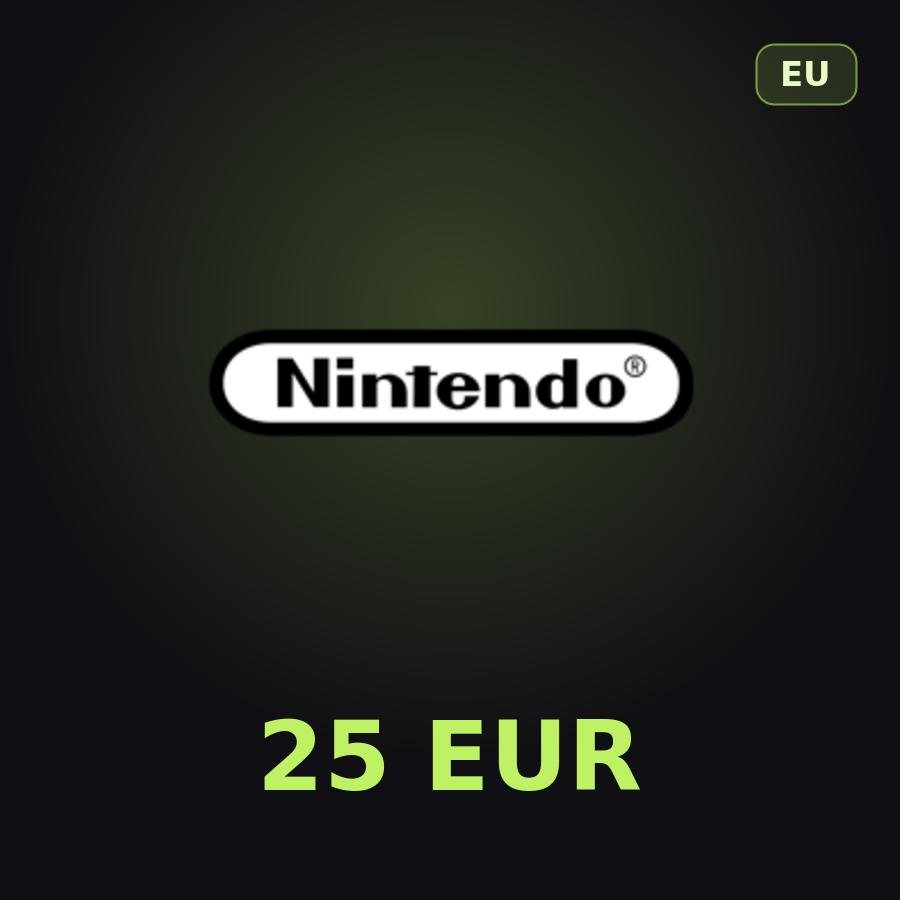 Карта Nintendo eShop 25 EUR (Европа)