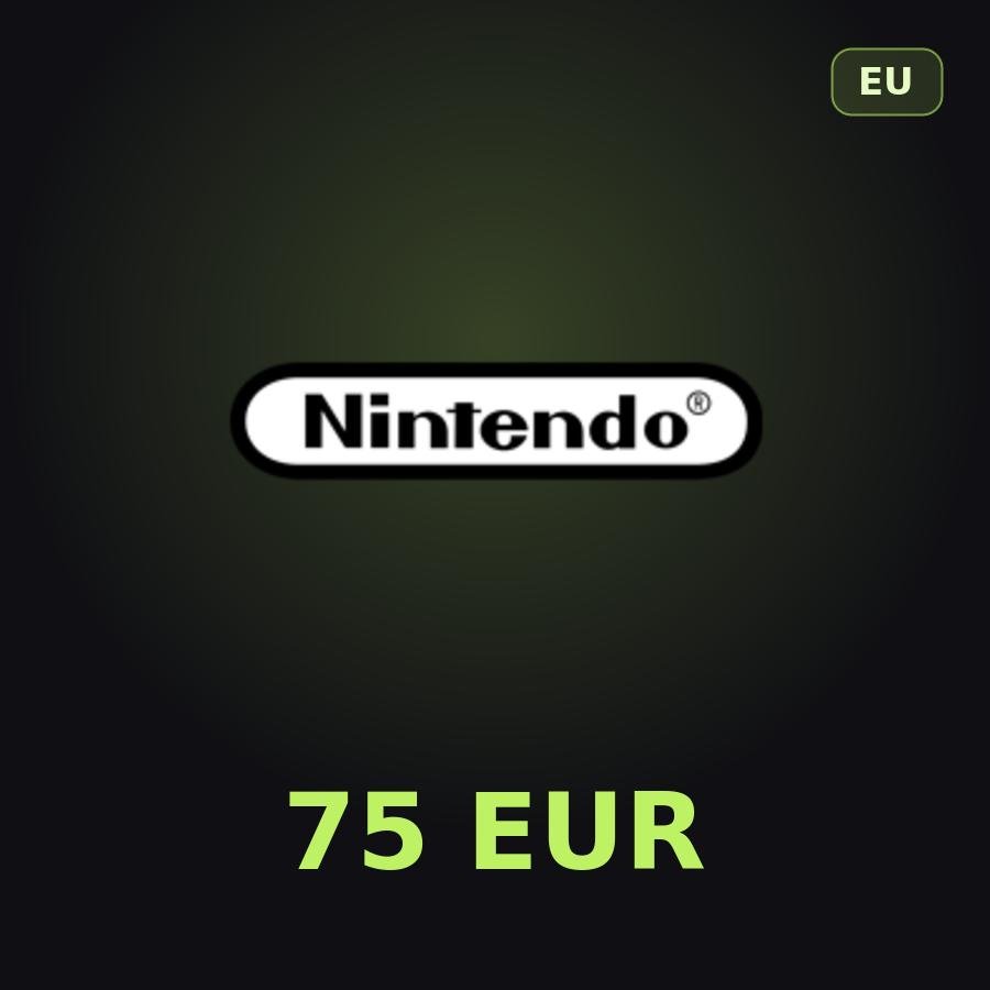 Карта Nintendo eShop 75 EUR (Европа)
