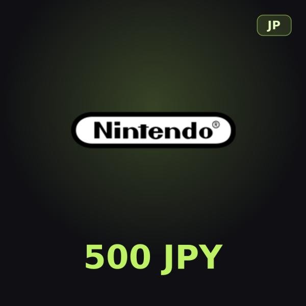 Карта Nintendo eShop 500 JPY (Япония)