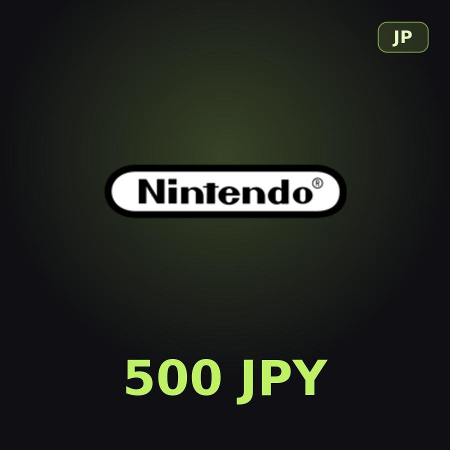 Карта Nintendo eShop 500 JPY (Япония)