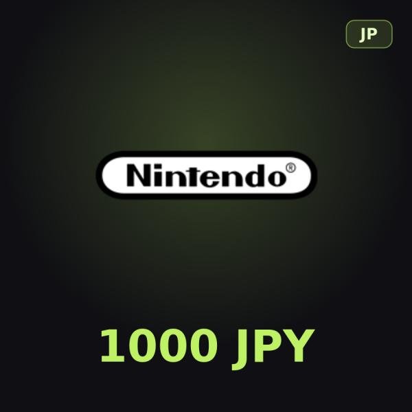 Карта Nintendo eShop 1000 JPY (Япония)