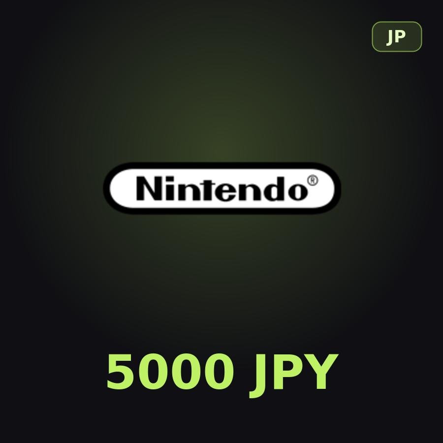 Карта Nintendo eShop 5000 JPY (Япония)