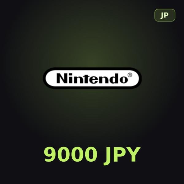 Карта Nintendo eShop 9000 JPY (Япония)