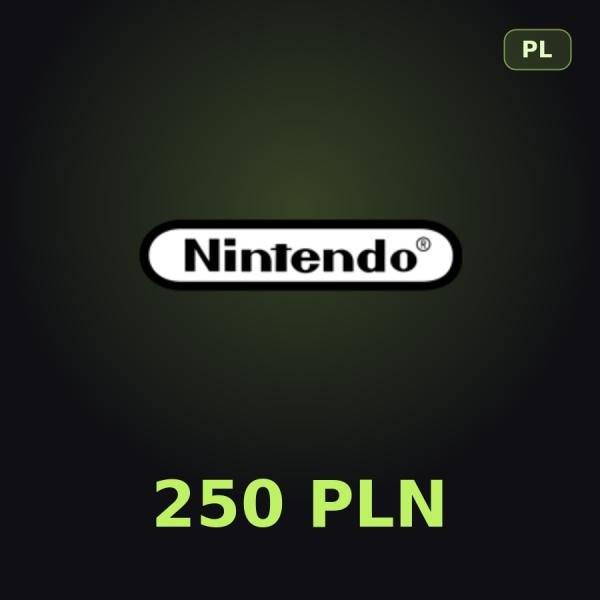 Карта Nintendo eShop 250 PLN (Польша)