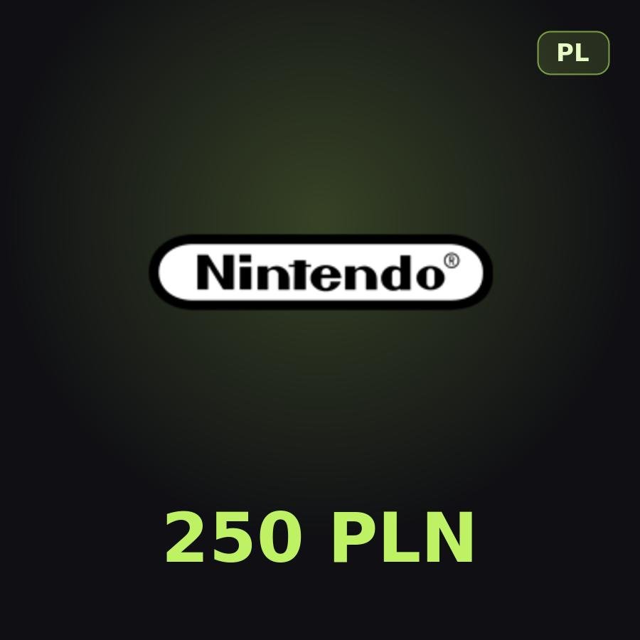 Карта Nintendo eShop 250 PLN (Польша)