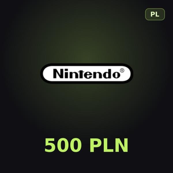 Карта Nintendo eShop 500 PLN (Польша)