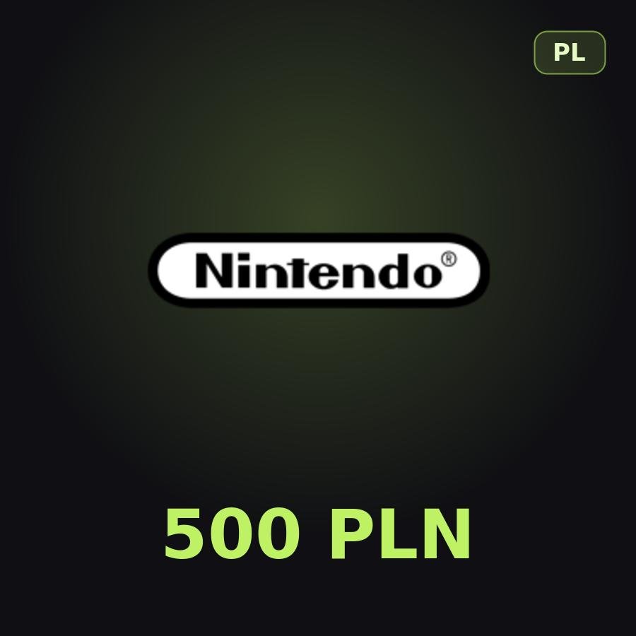Карта Nintendo eShop 500 PLN (Польша)
