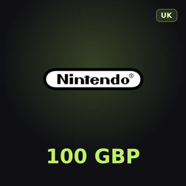 Карта Nintendo eShop 100 GBP (Великобритания)