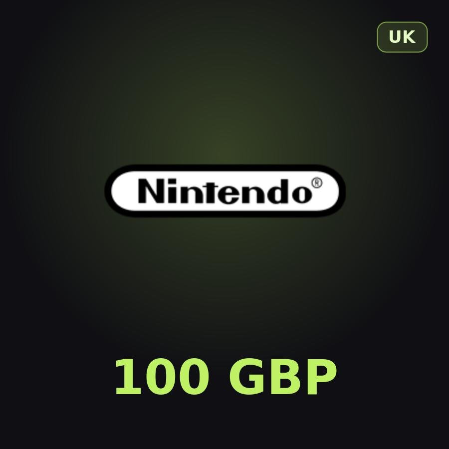 Карта Nintendo eShop 100 GBP (Великобритания)