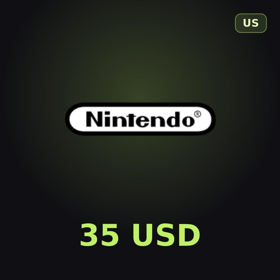 Карта Nintendo eShop 35 USD (США)