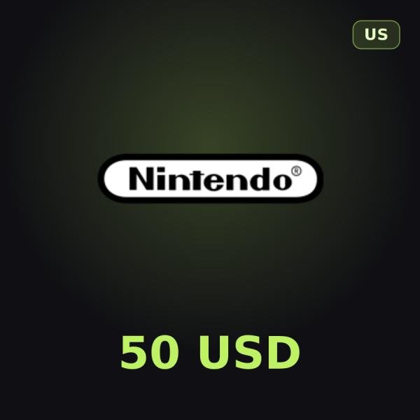 Карта Nintendo eShop 50 USD (США)
