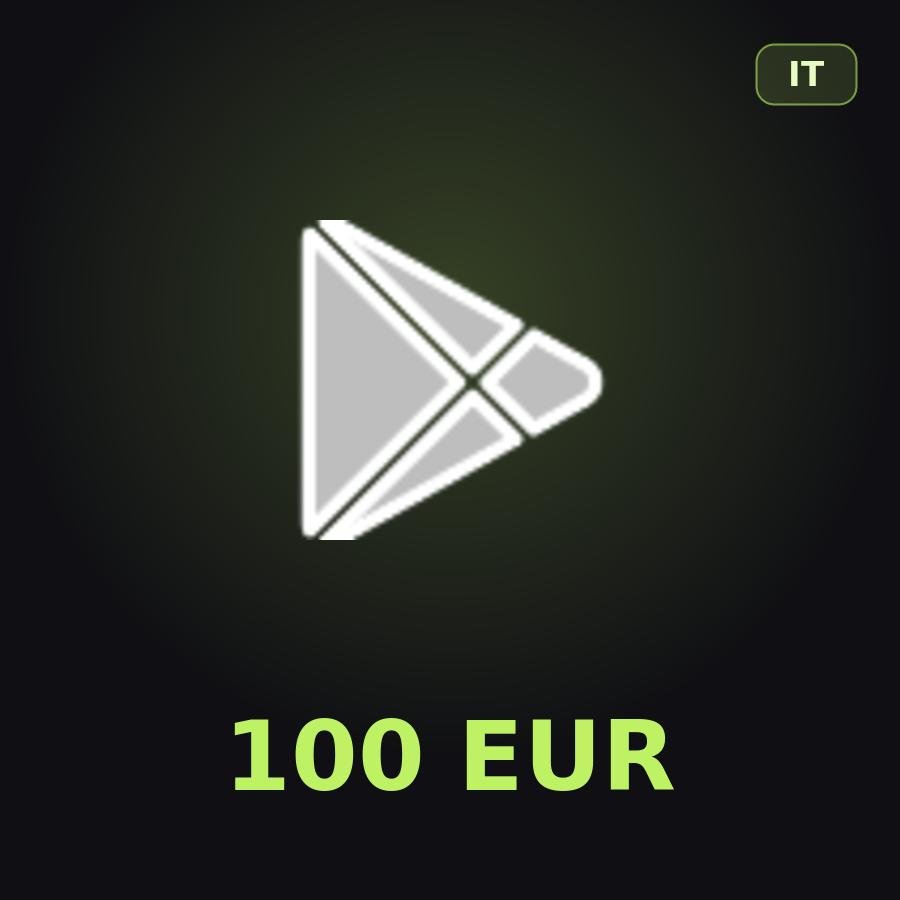 Подарочная карта Google Play 100 EUR (Италия)