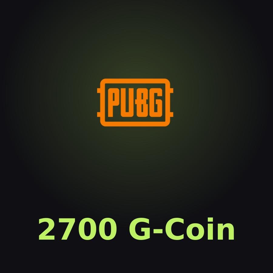 PUBG: Battlegrounds 2700 G-Coin