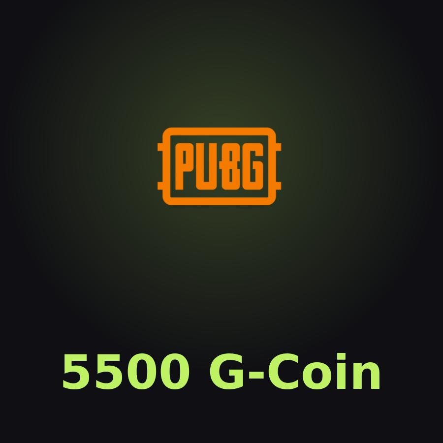 PUBG: Battlegrounds 5500 G-Coin