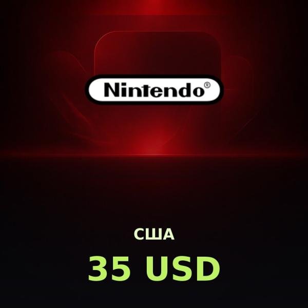 Карта Nintendo eShop 35 USD (США)