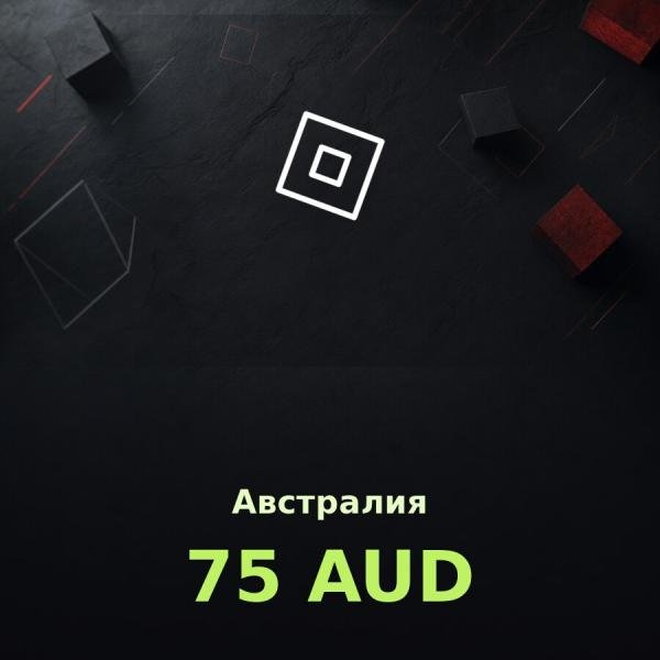 Подарочная карта Roblox 75 AUD (Австралия)