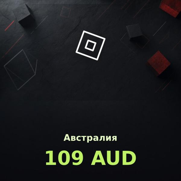 Подарочная карта Roblox 109 AUD (Австралия)