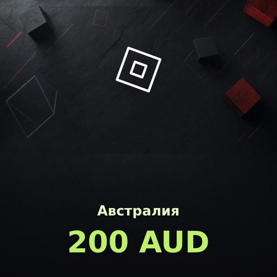 Подарочная карта Roblox 200 AUD (Австралия)