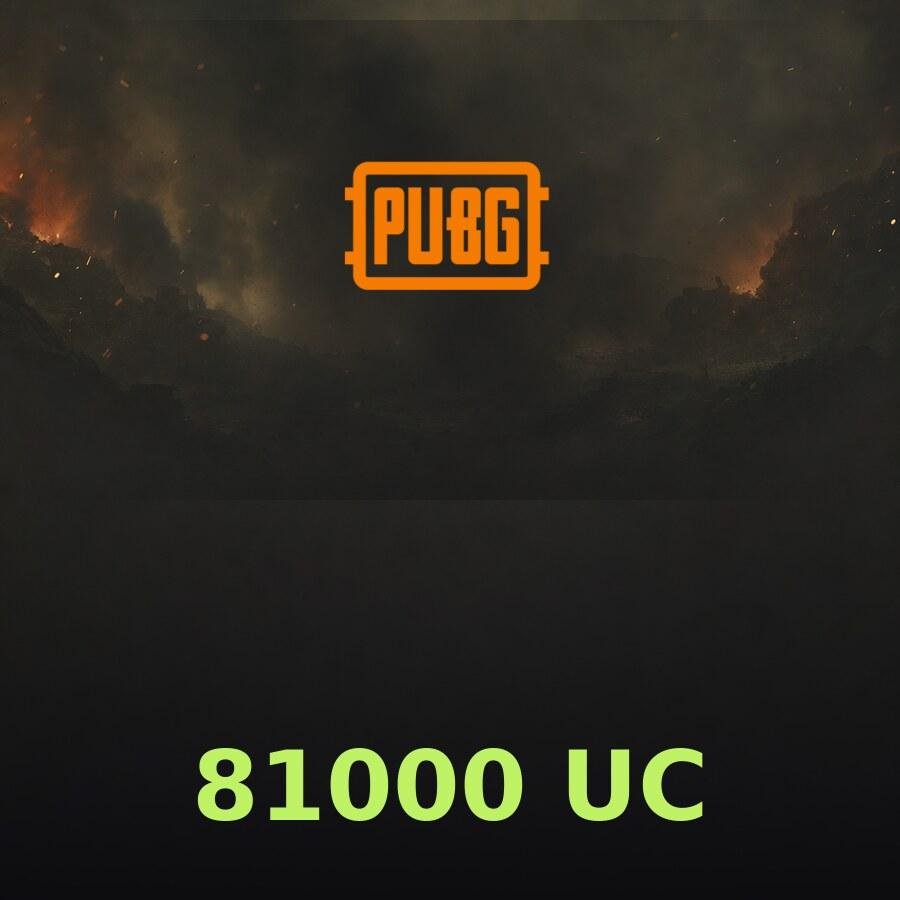 PUBG Mobile 81000 UC