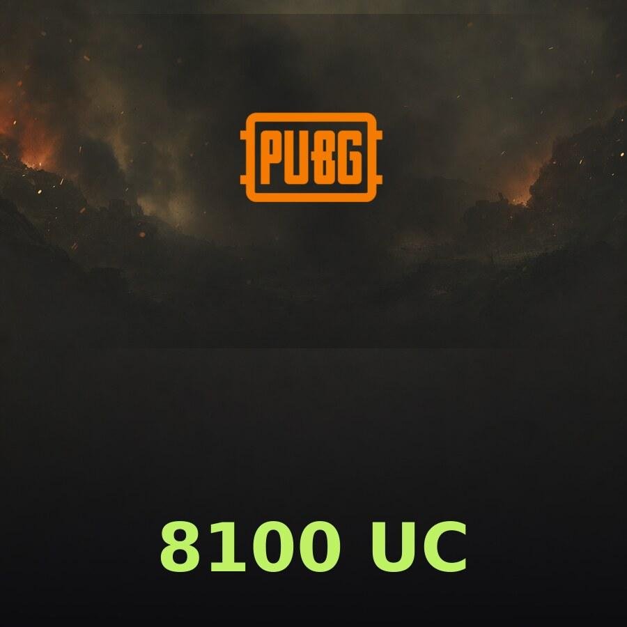 Пополнение PUBG Mobile: 8100 UC по ID