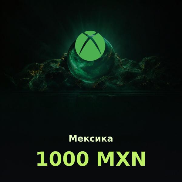 Купить подарочную карту Xbox 1000 MXN для аккаунта в регионе Мексика