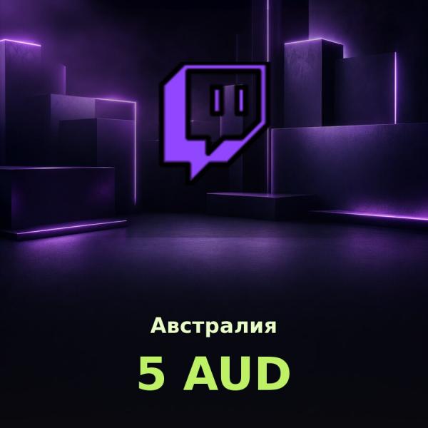 Подарочная карта Twitch 5 AUD (Австралия)