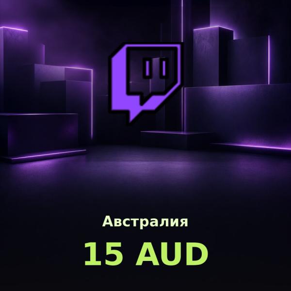 Подарочная карта Twitch 15 AUD (Австралия)
