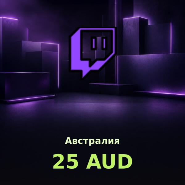 Подарочная карта Twitch 25 AUD (Австралия)