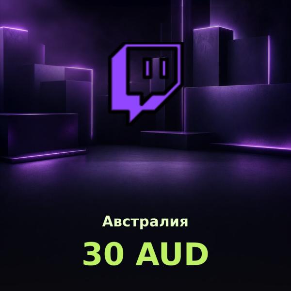Подарочная карта Twitch 30 AUD (Австралия)