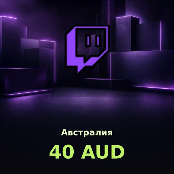 Подарочная карта Twitch 40 AUD (Австралия)