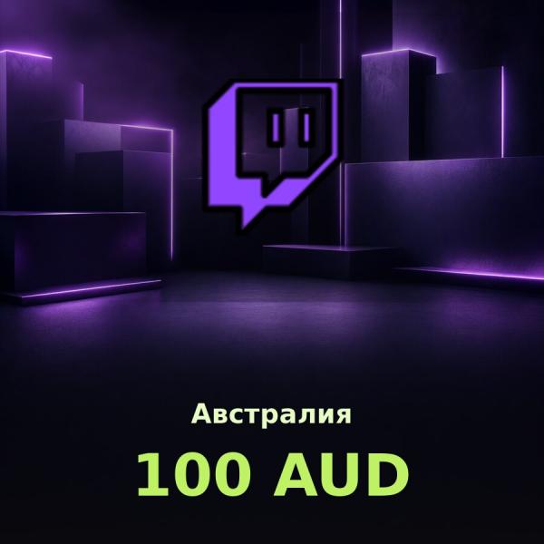 Подарочная карта Twitch 100 AUD (Австралия)