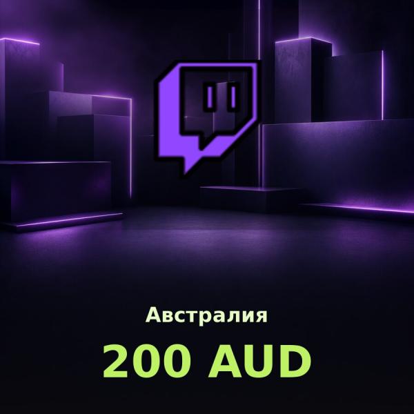 Подарочная карта Twitch 200 AUD (Австралия)