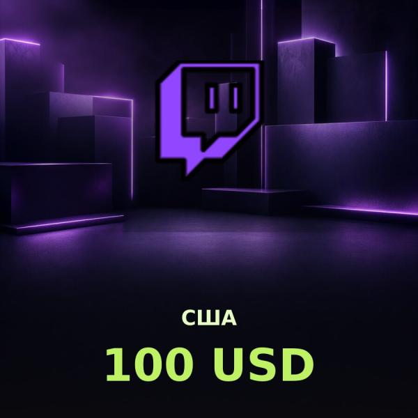 Подарочная карта Twitch 100 USD (США)