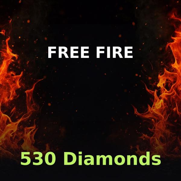 Пополнение Free Fire: 530 алмазов по ID