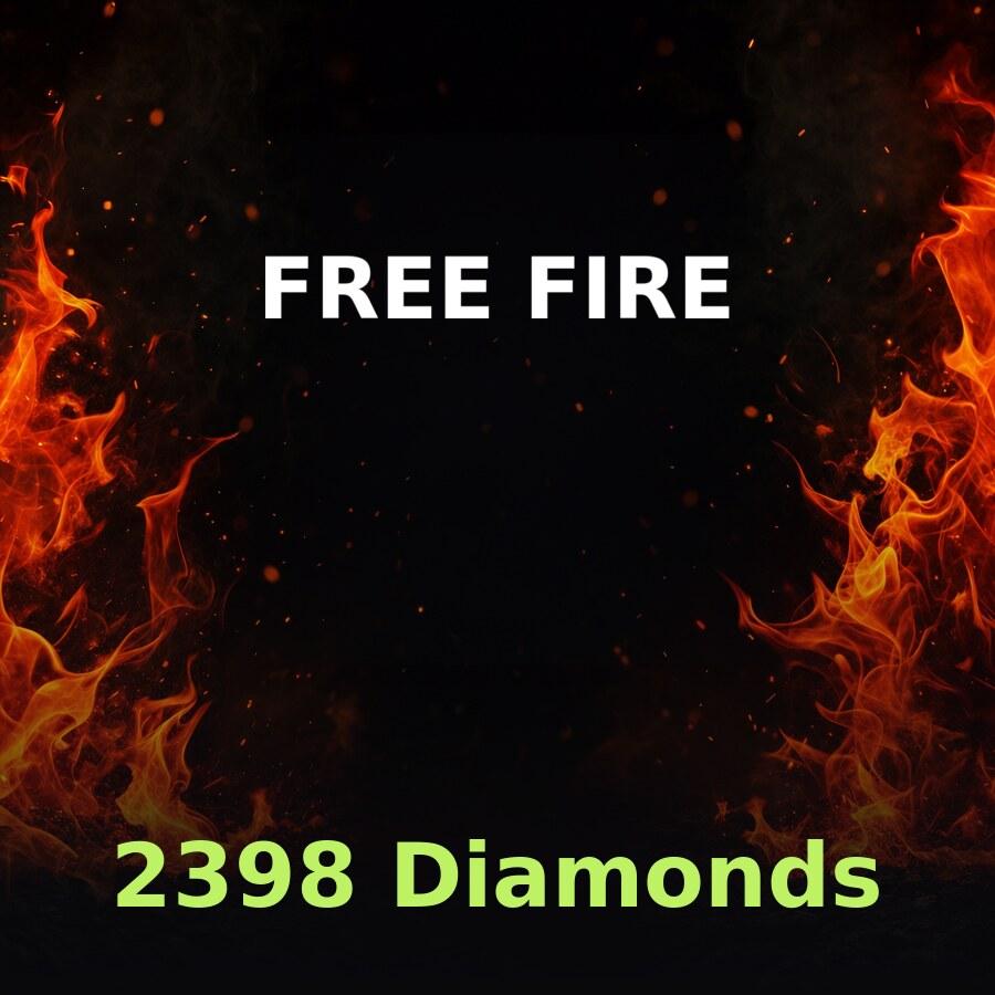 Пополнение Free Fire: 2398 алмазов по ID