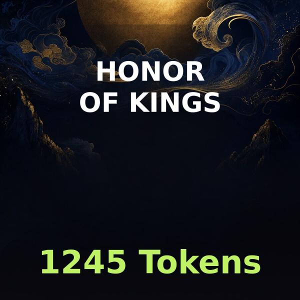 Honor of Kings: 1245 жетонов