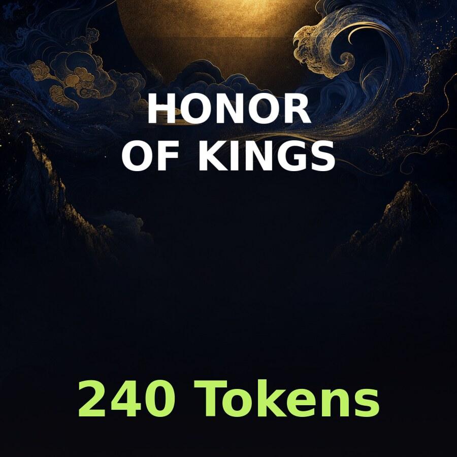 Пополнение Honor of Kings: 240 жетонов по ID