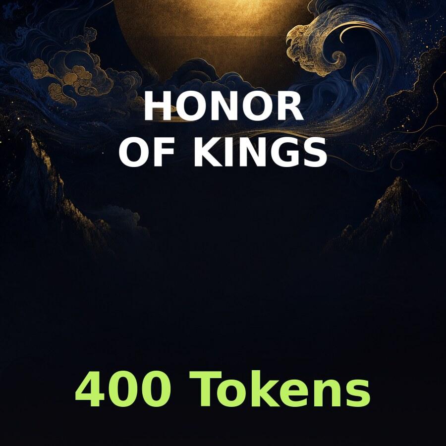 Пополнение Honor of Kings: 400 жетонов по ID