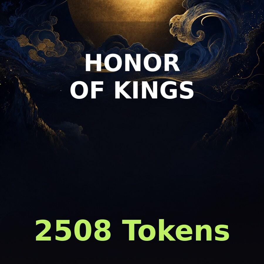 Пополнение Honor of Kings: 2508 жетонов по ID
