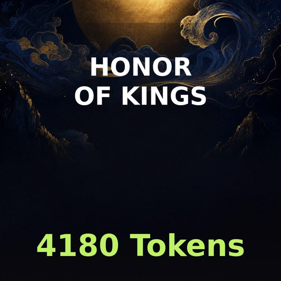 Пополнение Honor of Kings: 4180 жетонов по ID
