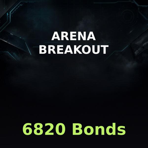 Пополнение Arena Breakout: 6820 бондов по ID