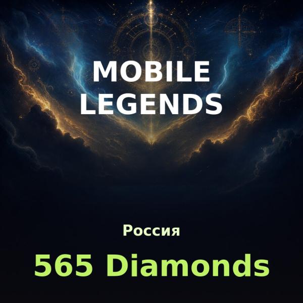 Пополнение Mobile Legends: 565 алмазов по ID